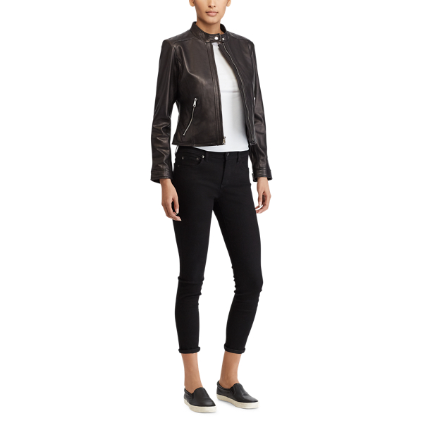 Black Leather Jacket Lauren 3