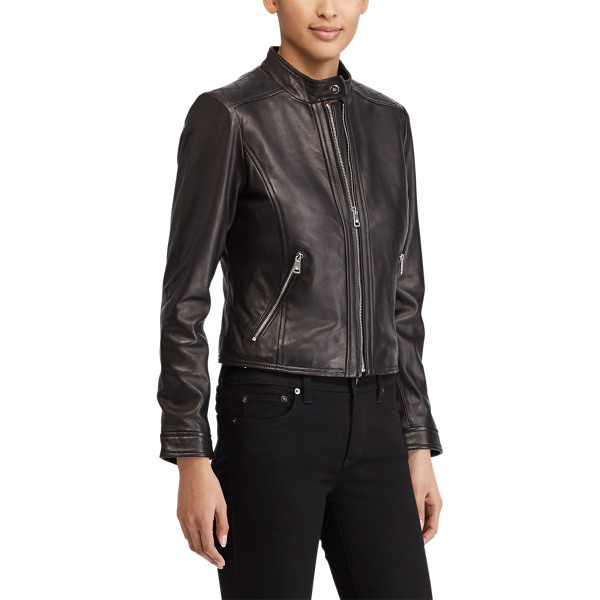 Black Leather Jacket Lauren 4