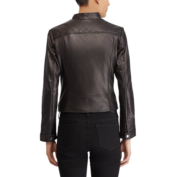 Black Leather Jacket Lauren 5