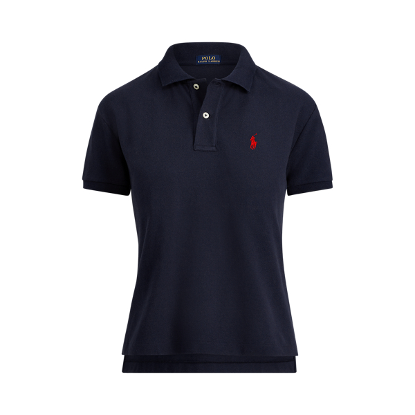 Cropped Cotton Mesh Polo Polo Ralph Lauren in 1