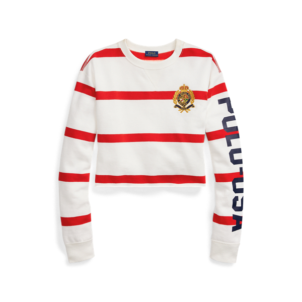 Embroidered Fleece Pullover Polo Ralph Lauren 1