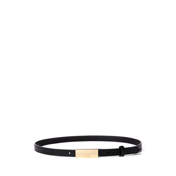 Vachetta Leather Skinny Belt