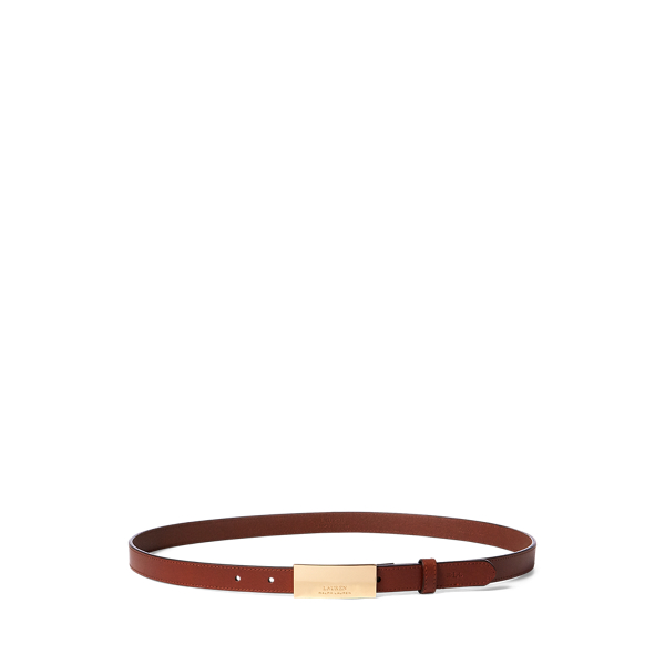 Vachetta Leather Skinny Belt Lauren 1