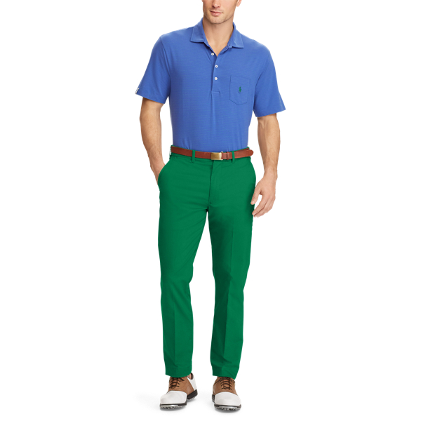 Bush Green Classic Fit Cotton-Blend Pant Polo Golf 4