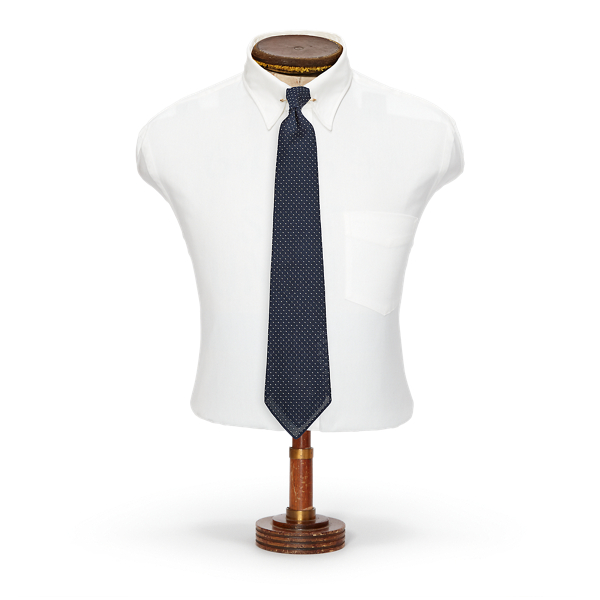 Handmade Polka-Dot Silk Tie