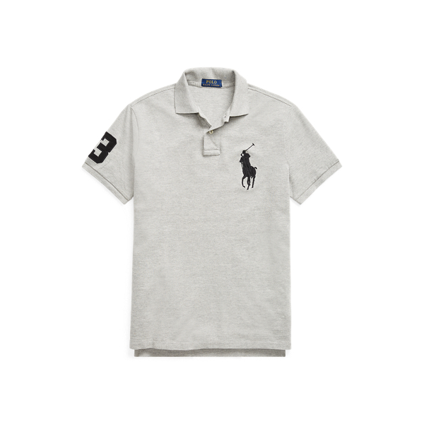 Custom Slim Fit Big Pony Mesh Polo Shirt Ralph Lauren Australia