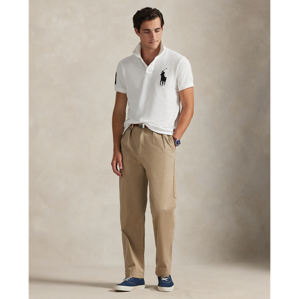 Polo ultra cintré en coton piqué Polo Ralph Lauren en Blanc 4