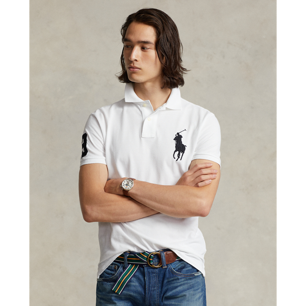 Men s White Polo Shirts Ralph Lauren