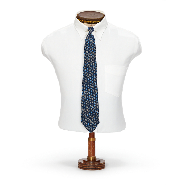 Handmade Silk Foulard Tie