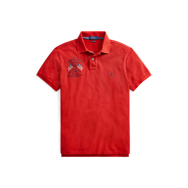 Custom Slim Fit Mesh Polo