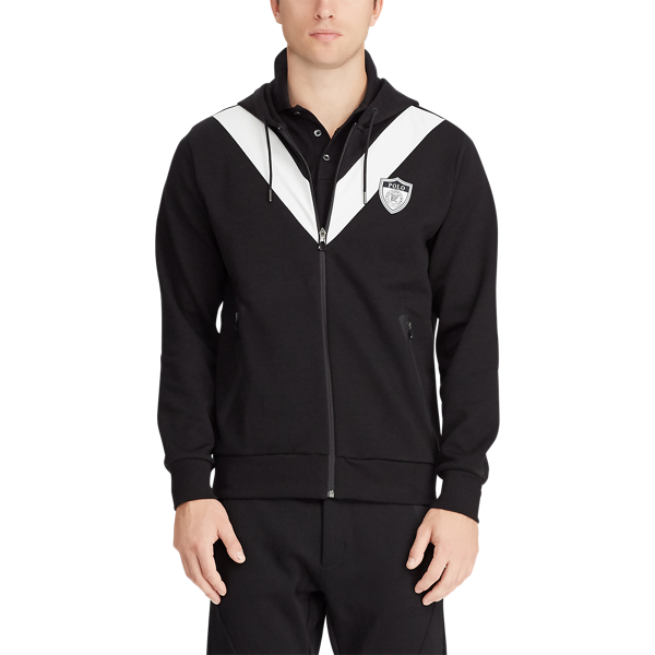 Black Active Fit Double-knitted Hoodie Polo Ralph Lauren 5
