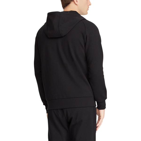 Black Active Fit Double-knitted Hoodie Polo Ralph Lauren 6