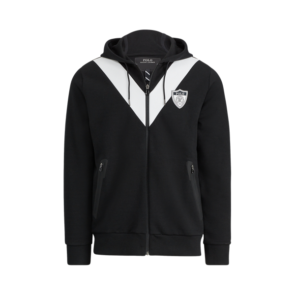 Black Active Fit Double-knitted Hoodie Polo Ralph Lauren 2