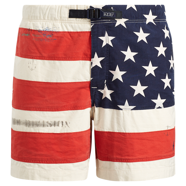 Classic Fit Flag Cotton Short