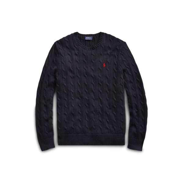 Pull en coton torsad&eacute; Polo Ralph Lauren en 1