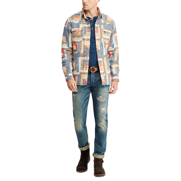 Classic Fit Patchwork Shirt