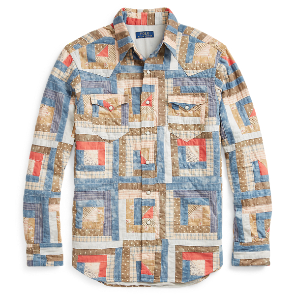 Classic Fit Patchwork Shirt Polo Ralph Lauren 1