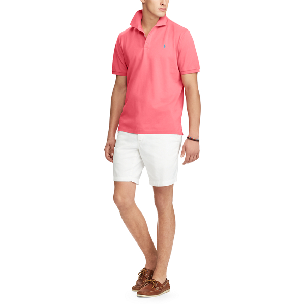 Hyannis Red Slim Fit Stretch Mesh Polo Polo Ralph Lauren 1