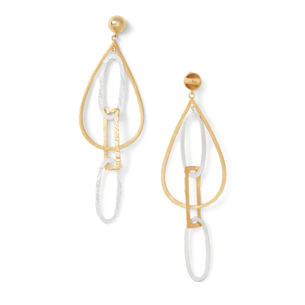 Gold-Plated-Brass Earrings Ralph Lauren Collection in 2
