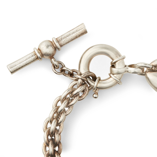 Versilbertes Muschelarmband Ralph Lauren Collection in 2