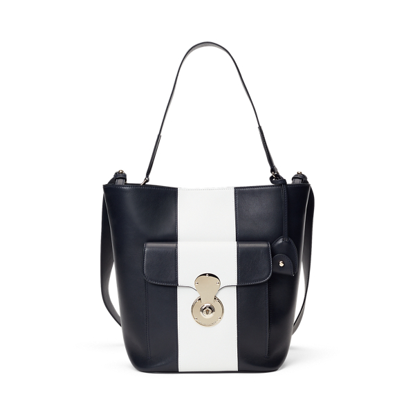 The Striped RL Bucket Bag