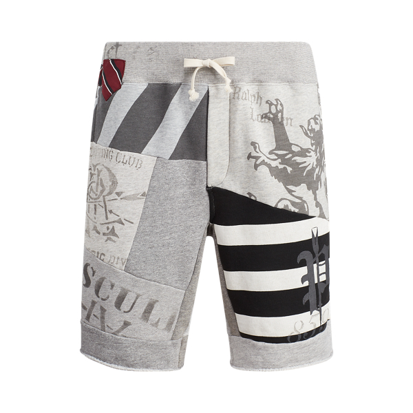 Patchwork Fleece Short Polo Ralph Lauren 1