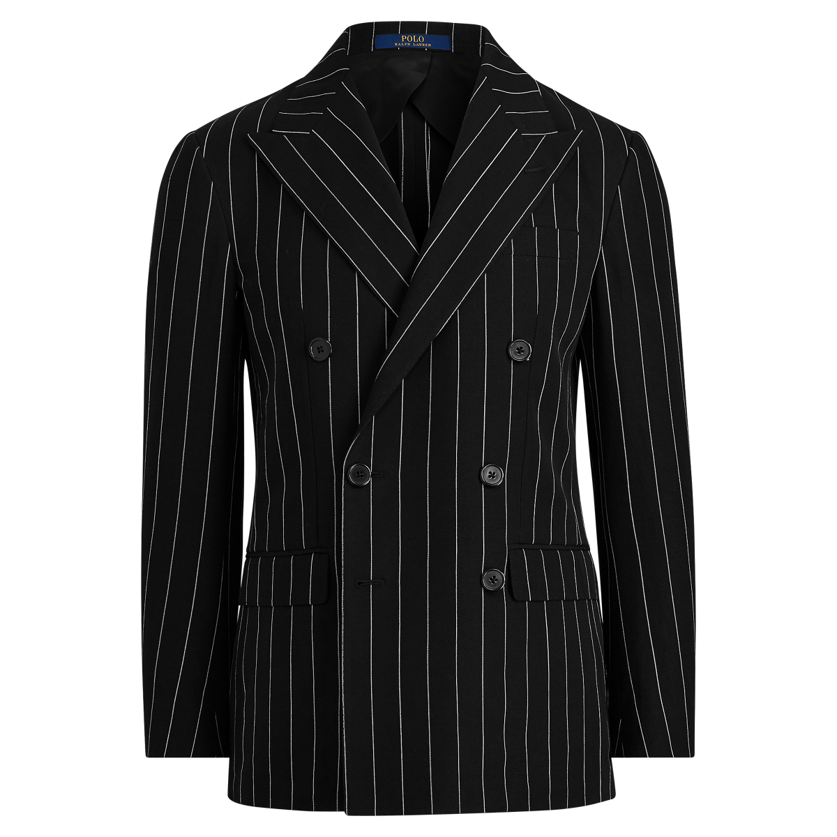 80’s RALPH LAUREN STRIPE TAILORED JACKET Polo Striped Suit Jacket