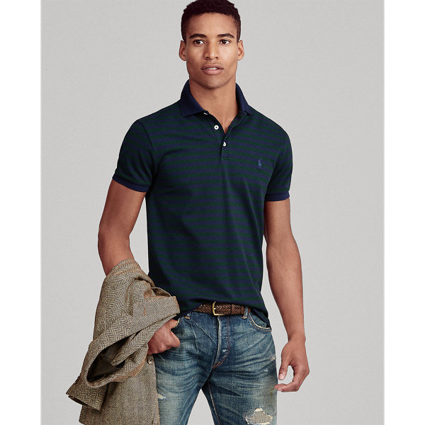 Slim Fit Stretch Mesh Polo Ralph Lauren UK