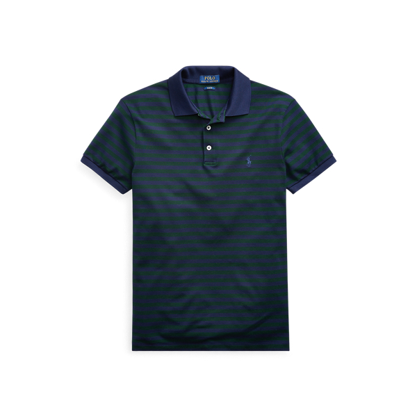 Slim Fit Stretch Mesh Polo
