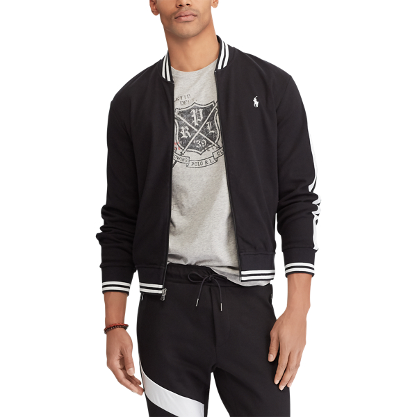 Ralph lauren cotton baseball jacket hotsell