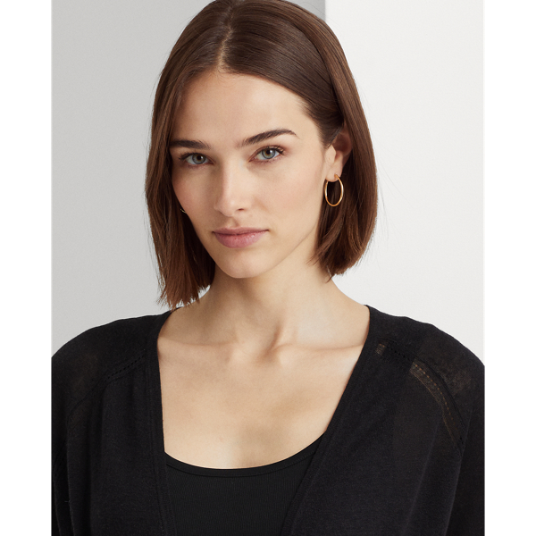 Black Tie-Front Cardigan Lauren 6