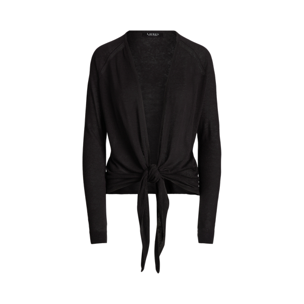 Women's tie front cardigan discount