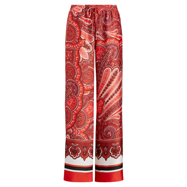 Pantaloni a gamba larga in twill Lauren in 1