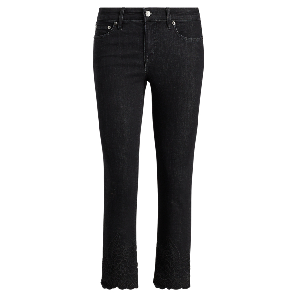 Embroidered Skinny Jean Lauren em 1