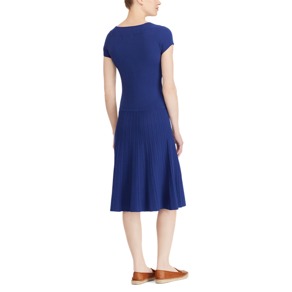 True Sapphire Fit-and-Flare Dress Lauren 5