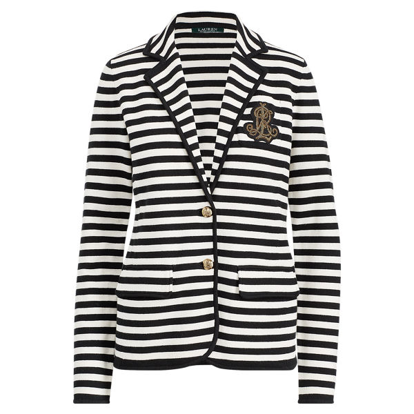 Striped Bullion Knit Blazer Lauren 1