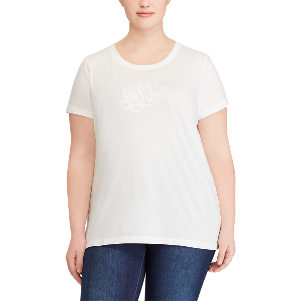 Soft White Monogram T-Shirt Lauren Woman 3