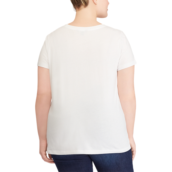 Soft White Monogram T-Shirt Lauren Woman 4