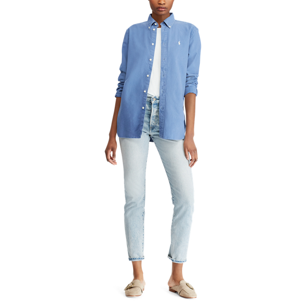 Le slim Callen taille haute Polo Ralph Lauren en Indigo clair 4