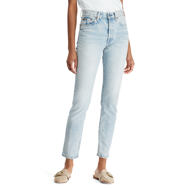 Le slim Callen taille haute Polo Ralph Lauren en Indigo clair 5