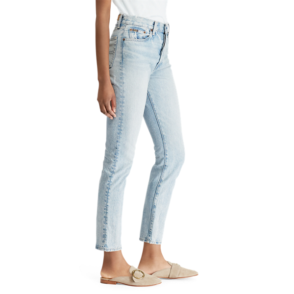 Le slim Callen taille haute Polo Ralph Lauren en Indigo clair 7