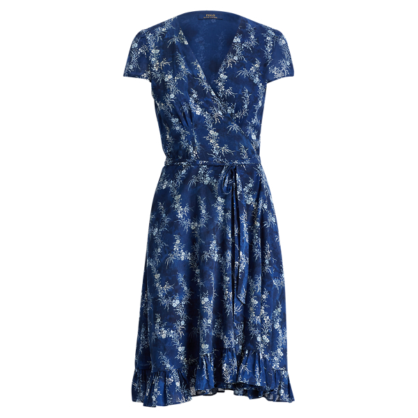 Floral Gauze Wrap Dress Ralph Lauren UK