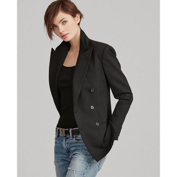 Double Breasted Wool Blazer Ralph Lauren UK