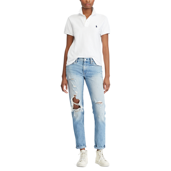 Tシャツ・カットソー POLO RALPH LAUREN Woman Polo Shirt Indigo 211959594 007 Women's Polo Shirts, Long & Short Sleeve Polos | Ralph Lauren