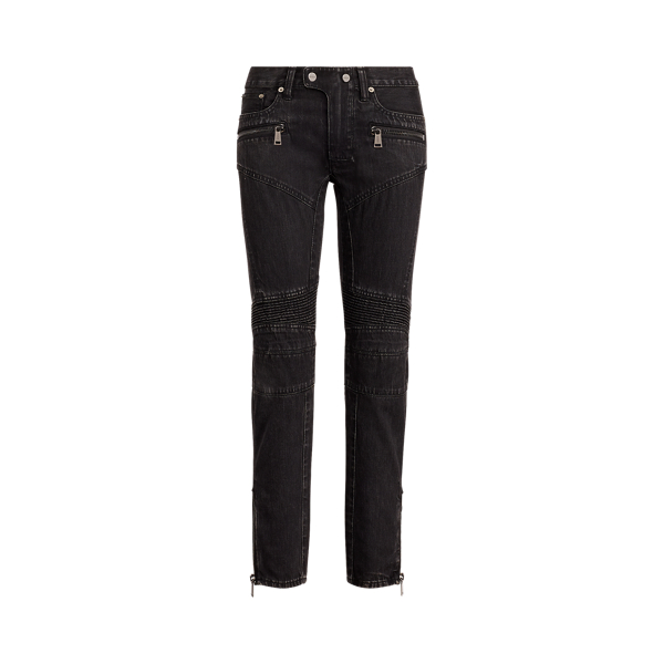 Moto Skinny Crop Jean Polo Ralph Lauren 1