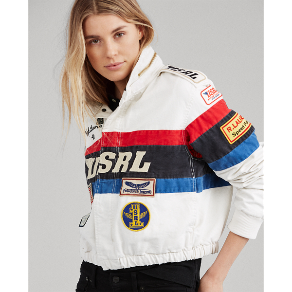 Canvas Racing Jacket Ralph Lauren UK