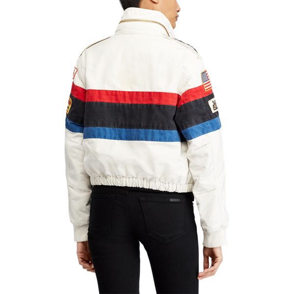 Canvas Racing Jacket Ralph Lauren UK