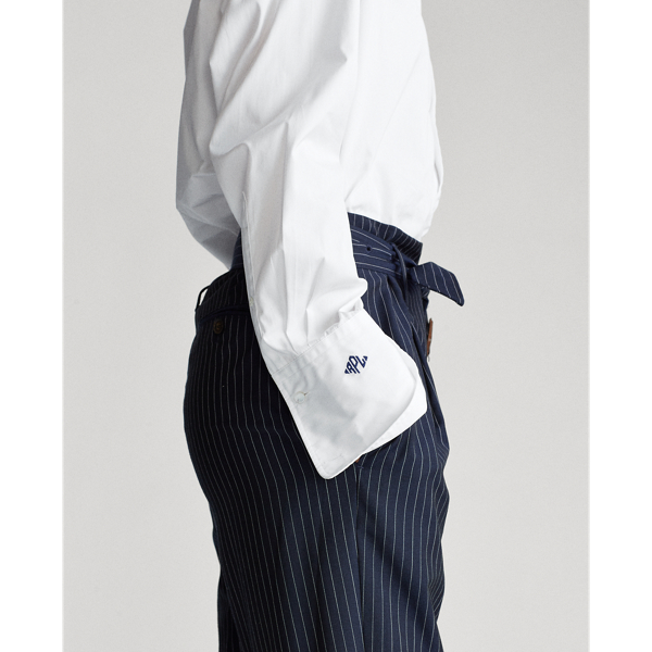 White Monogram-Sleeve Shirt Polo Ralph Lauren 6