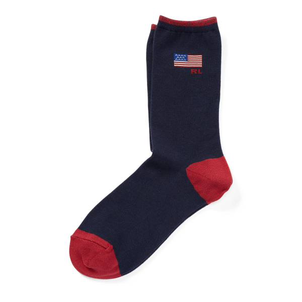Calze lunghe con bandiera americana