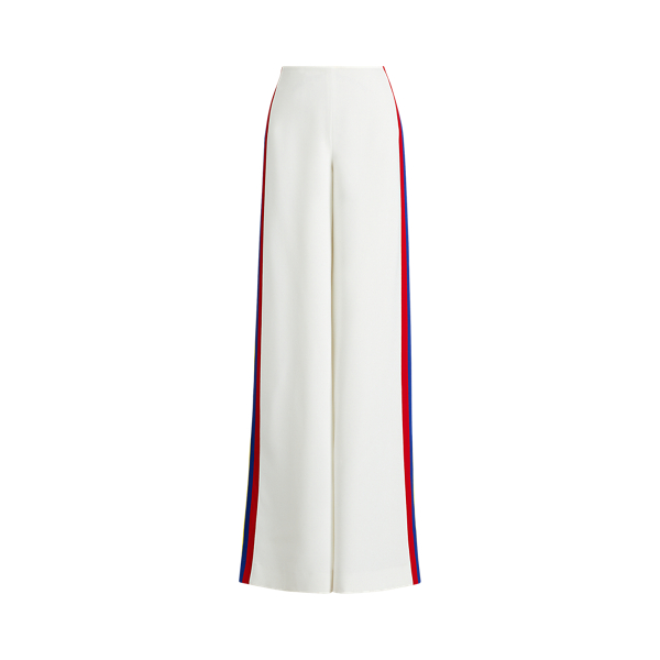 Pantalon&nbsp;Daria ray&eacute; &agrave; jambe large Ralph Lauren Collection en 1